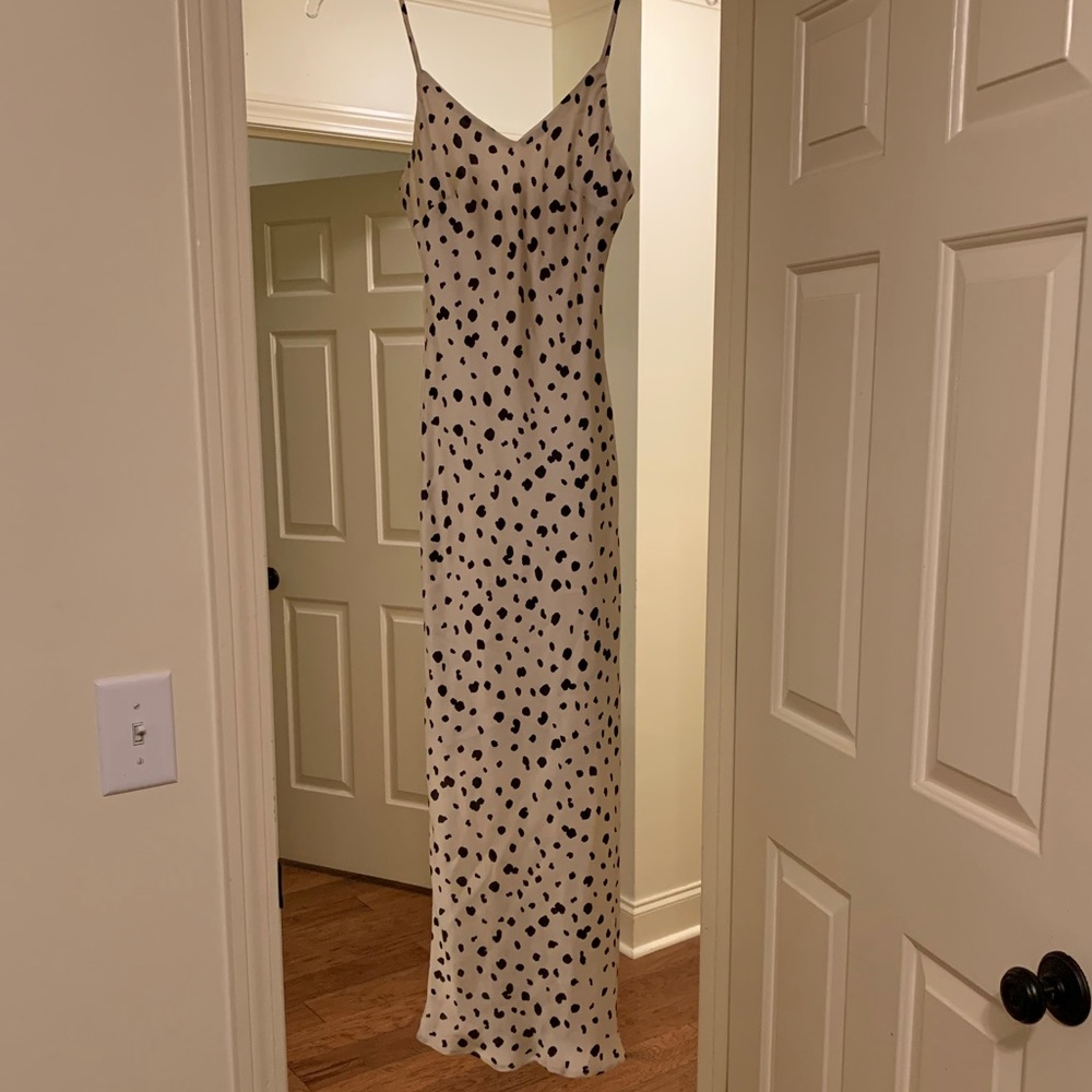 Silky midi dress